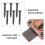 2Pcs Brown Zinc Alloy Door Latches for Inside Doors Quick Install 10