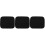 3Pcs Reusable Black Microfiber Bowling Ball 5