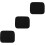 3Pcs Reusable Black Microfiber Bowling Ball 6