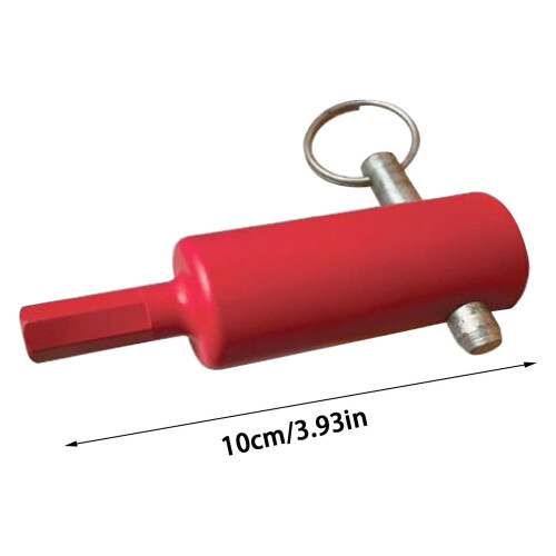 Trailer Jack Drill Adapter – Heavy Duty Crank Handle for 1" Studs, Compatible with Timpte, Dump & Flatbed Trailers 2