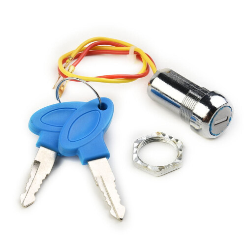 Universal2Wire2Keys Διακόπτης ανάφλεξης Κλειδαριά κλειδιού Ηλεκτρικό ποδήλατο Go Kart Scooter 1