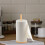 3Pcs Paper Towel Holder Stand Light Brown Bamboo Rustic Design for Kitchen 4