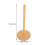 3Pcs Paper Towel Holder Stand Light Brown Bamboo Rustic Design for Kitchen 5
