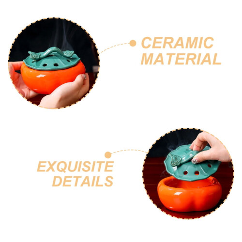 Ceramic Incense Burner for Home Aromatherapy Decor 1 Piece 2