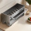Utensil Holder, Compact Kitchen Sink Drying Rack - Durable and Stylish Solution, Self-Draining Tray Design, with Rag Rack 4
