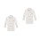 2Pièces Manteau Chef Longues Confortable Et 6