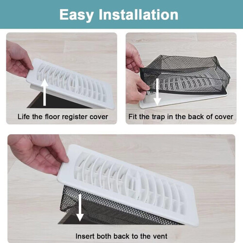 Floor Vent Cover Screen 4x10 Inch Air Vent Mesh Filter 1 2
