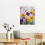 Tableau mural sur toile représentant un coquelicot, 30 x 40 cm 2