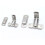 Stylish Security Solution: Heavy Duty Security Lock, Adjustable Right Angle Lock For Cupboards, Drawers (2PCS Silver) 8