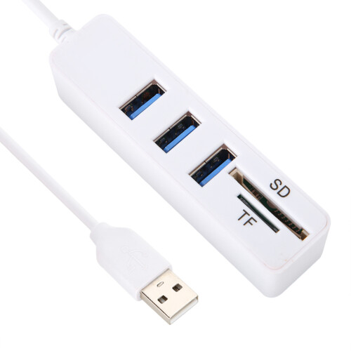 Multi Functional USB Hub With Micro SD Reader Easy To Use Plug And Play Design High Efficiency Universal Compatibility For iPhone15Galaxy Laptop 1