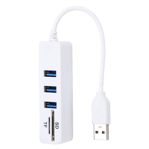 Multi Functional USB Hub With Micro SD Reader Easy To Use Plug And Play Design High Efficiency Universal Compatibility For iPhone15Galaxy Laptop 2