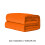 Couverture duveteuse orange 99 x 150 cm 7