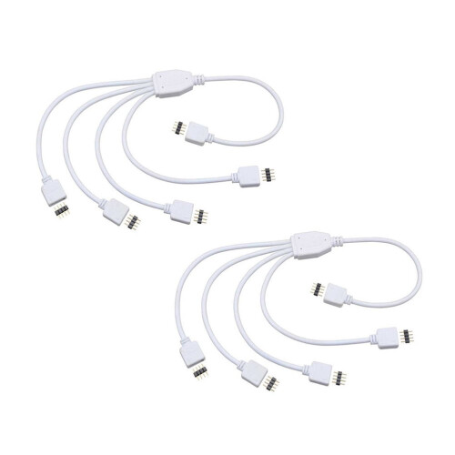 LED Strip Splitter Connector 4-Pin 2-Way Set 1