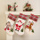 Christmas Stocking Santa Pattern Plaid Fluffy Cuff 18x7 Inch 7