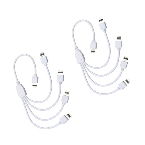 LED Strip Splitter Connector 4-Pin 2-Way Set 2
