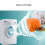 Couverture duveteuse orange 99 x 150 cm 4