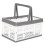 Plastic Storage Baskets White 1Pack For Home Use 4