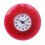 Waterproof Suction Cup Clock, Small Bathroom Shower Wall Clock, Mini Round Kitchen Refrigerator Clock Decor, White 2