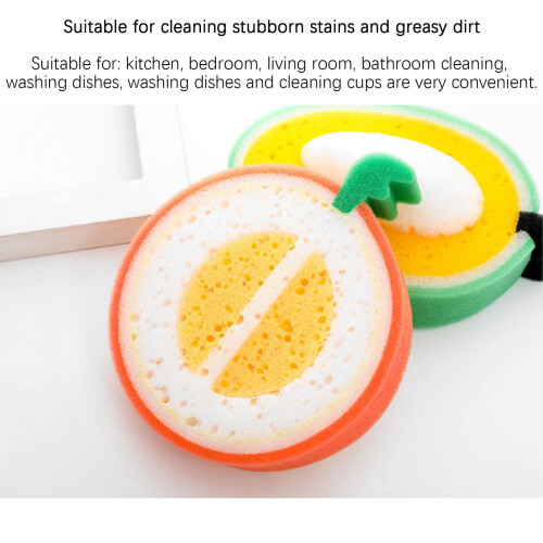 Thickened Fruit Dish Wash Sponge – Multifunctional, Lightweight, Decontaminating Kitchen Cleaning Sponge 2