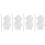 4St Bear Shape Drinkbeker - Clear Voor Frisdrank En Bier 5