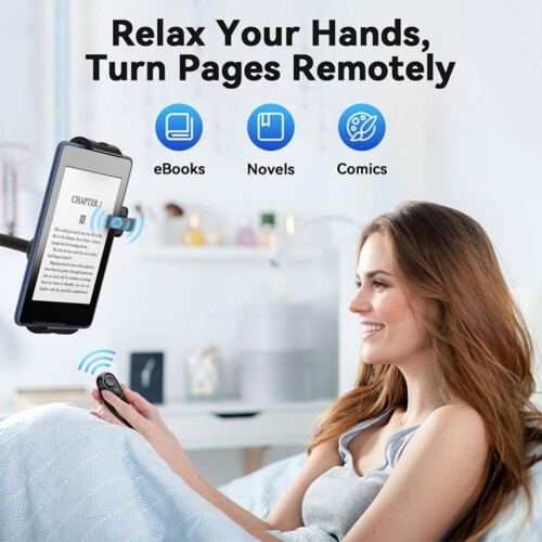 Remote Page Turner for Reading Novels Ergonomic Clickers Control with Strap Remote Control Page Turner 1