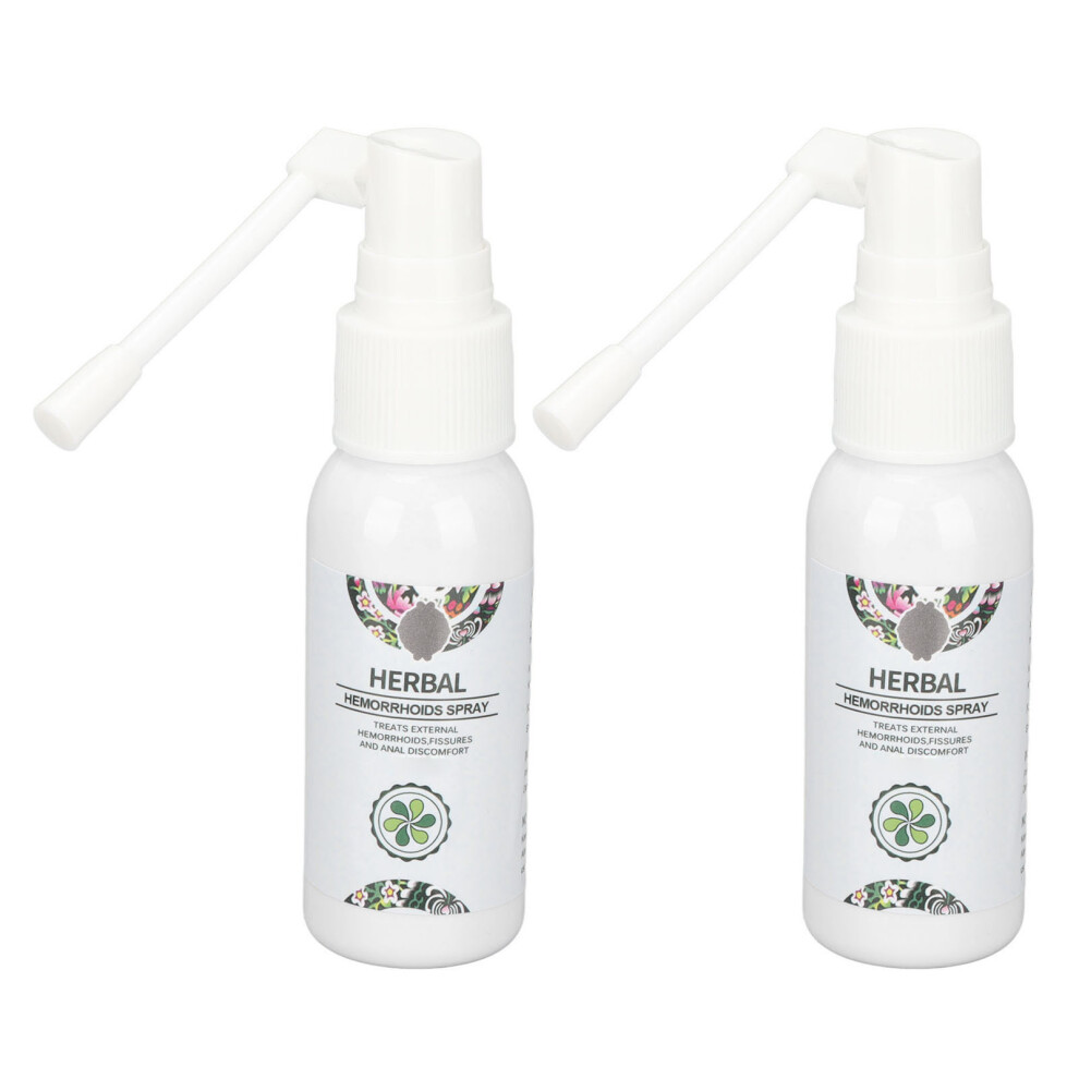 2pcs Hemorrhoid Spray 30ml Natural Herbal Soothing Relief for External Piles