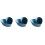 3Pcs Light Blue Ceramic Salad Dessert Fruit Bowls for Home 4