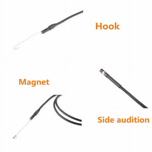 Inspection Camera Black Assorted Color 19.7in Length for HVAC Drain Pipe Machine Equipment 1 Set 2