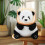 Plush Rabbit Dinosaur Panda Pillow Milk Tea Bread Toy 5pcs 5
