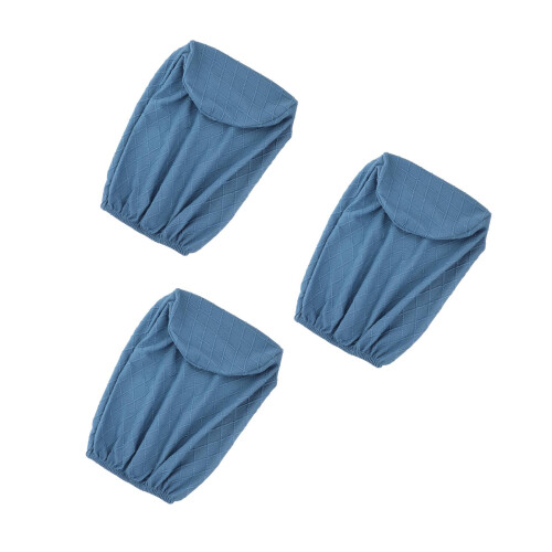 3Pcs Practical Blue Water Bucket Cover Elastic Office Water Jug Shield 2