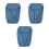 3Pcs Practical Blue Water Bucket Cover Elastic Office Water Jug Shield 7