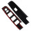 Για Isuzu DMax Dmax2023 2024Πάνελ διακόπτη ανύψωσης παραθύρου από ίνες άνθρακαΕλαφρύς 2