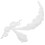 Unpainted Chandelier Ceiling Medallion Bowknot Flower 5