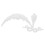 Unpainted Chandelier Ceiling Medallion Bowknot Flower 6