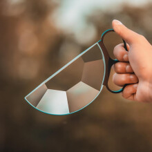 Handheld Subtle Optical Glass, Stunning Visual Effects From Kaleidoscope Prism, Special Effects Filters For Photography, Creates Multiple Refractions