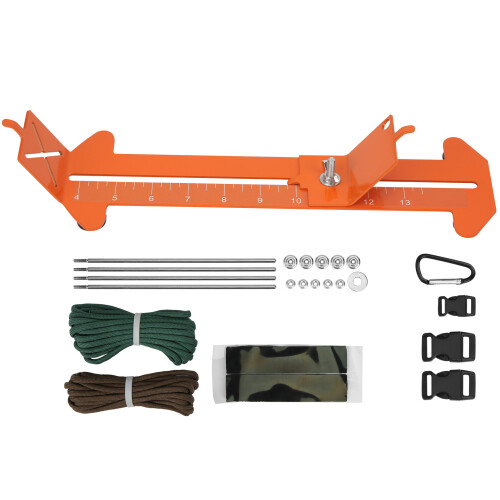 Δημιουργός αριστουργήματος: Κιτ Paracord Jig, ρυθμιζόμενο μήκος από 4" έως 13", ευέλικτος 2