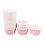 50 Pcs Cupcake Wrappers Liners Grease-proof Paper Cups Pink 4