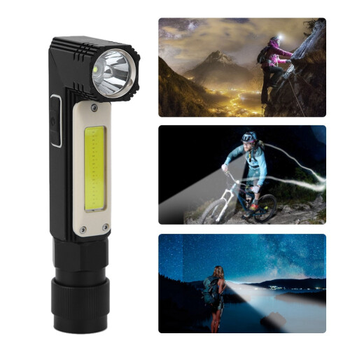 Φακός COB LED, IPX5 Αδιάβροχος, με μαγνητική βάση και επαναφορτιζόμενος, ιδανικός για 2