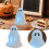 Νυχτερινό φως LED με φάντασμα για το Halloween – Διακόσμηση με τρεμόπαιγμα φωτιάς, 4