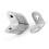 20 Pcs L Shape Angle Bracket Silver Tone Bracket Angle Bracket Silver Heave Duty Corner Brace Right Angle Bracket 4