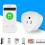 Google Home Compatible Smart Plug With Voice Control Matter Protocol Supported Thread Networking Bluetooth Mesh Features Intelligent App Scheduling 6