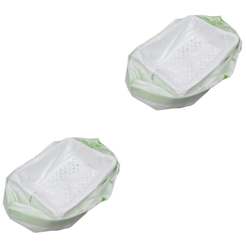 14St Kattenbak Filterzak Wit Duurzaam Plastic Kattenbak Accessoires 2
