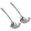 KitchenCollectionPerforatedTools, Σετ σουρωτήρι Spider πολλαπλών μεγεθών για άνετο σουρώμα και 8