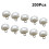 200 Pcs Mushroom Buttons Craft Decorations Women's 6