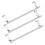 Οργανωτής κουζίνας για εξοικονόμηση χώρου, Ράφι πετσετών από ανοξείδωτο ατσάλι 3