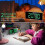 LED Digital Alarm Clock Temperature Bedside Desk Large Mirror Display Modern Hot 6