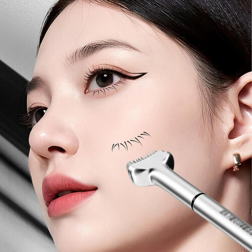 Κιτ σφραγίδας κάτω βλεφαρίδων, eyeliner 2 σε 1 και σφραγίδα κάτω βλεφαρίδων, 2