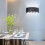Luminária de parede moderna para ambientes internos e externos, ideal para corredores e escadas. Design elegante e sofisticado, com suporte de alta 5
