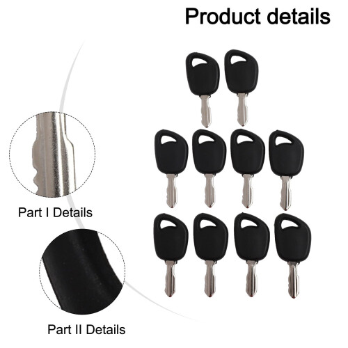 Replacement Ignition Keys for GX24332 GY20680 112-0312 1