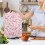 Multifunctional Protective Case Handle Polyester for Home Kitchen Indoor, Pink Butterflies 3